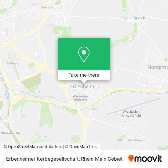 Карта Erbenheimer Kerbegesellschaft