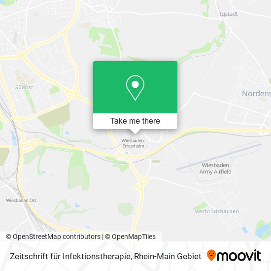 Zeitschrift für Infektionstherapie map