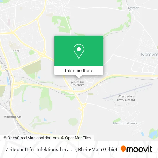 Карта Zeitschrift für Infektionstherapie