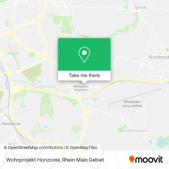 Карта Wohnprojekt Horizonte