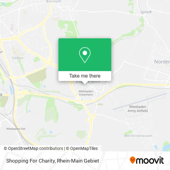 Shopping For Charity map