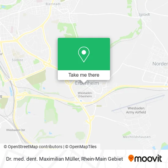 Карта Dr. med. dent. Maximilian Müller