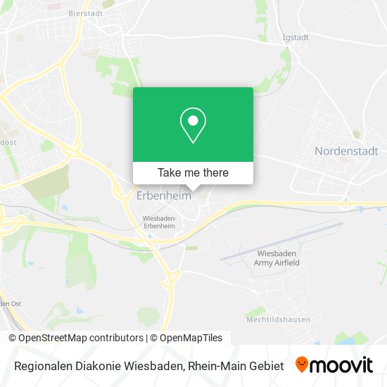 Regionalen Diakonie Wiesbaden map
