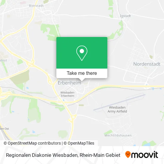 Regionalen Diakonie Wiesbaden map