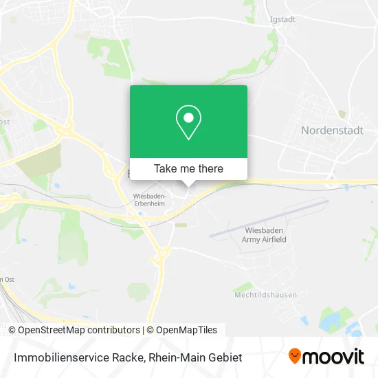 Карта Immobilienservice Racke