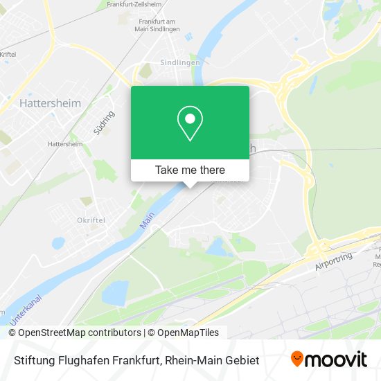 Stiftung Flughafen Frankfurt map