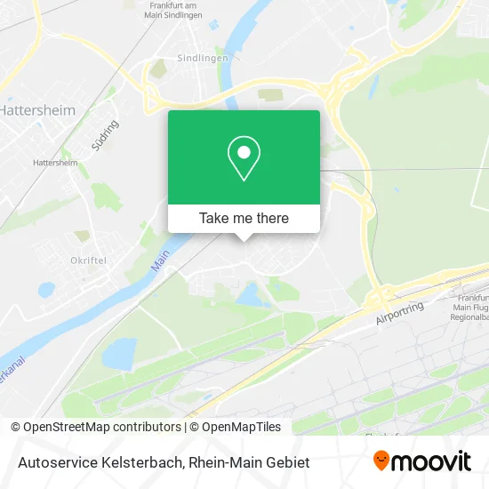Карта Autoservice Kelsterbach