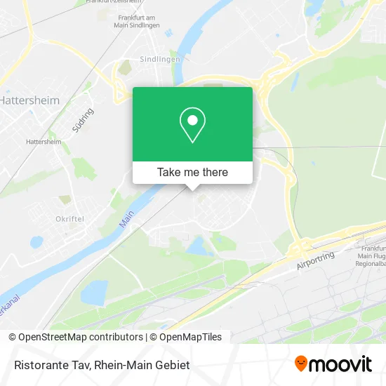 Карта Ristorante Tav