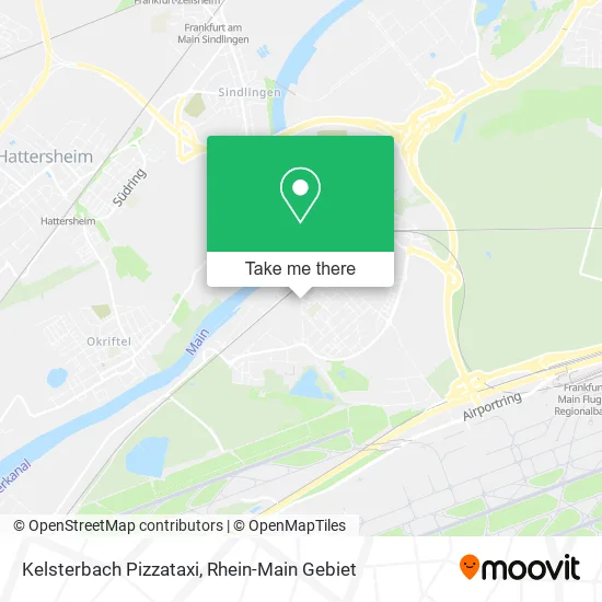 Карта Kelsterbach Pizzataxi