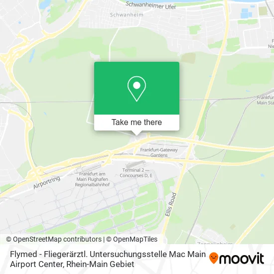 Flymed - Fliegerärztl. Untersuchungsstelle Mac Main Airport Center map