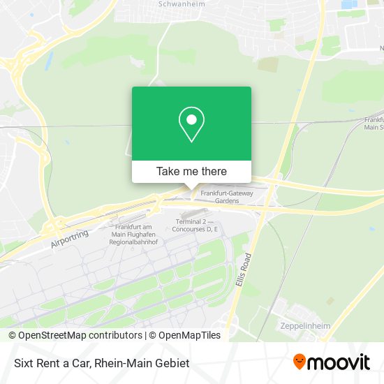 Sixt Rent a Car map