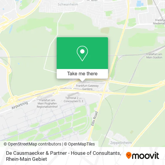 Карта De Causmaecker & Partner - House of Consultants