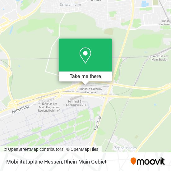 Mobilitätspläne Hessen map