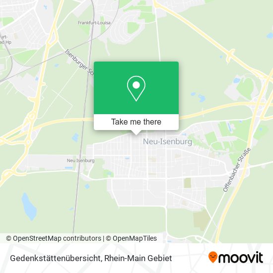 Gedenkstättenübersicht map