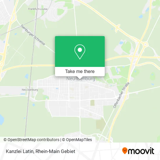 Карта Kanzlei Latin
