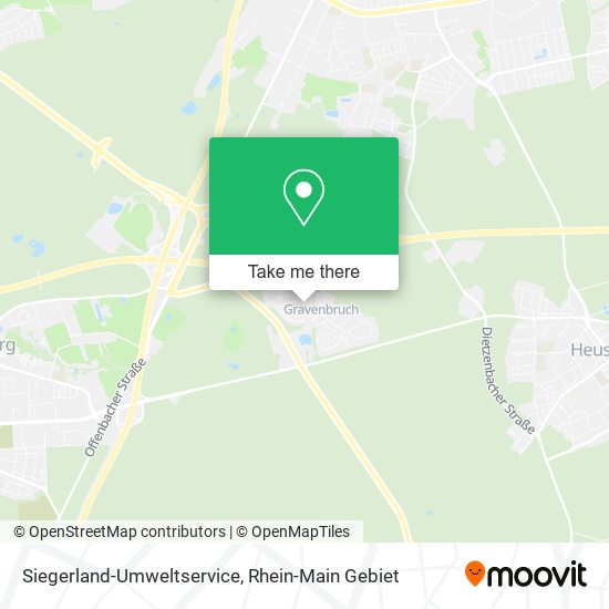 Siegerland-Umweltservice map
