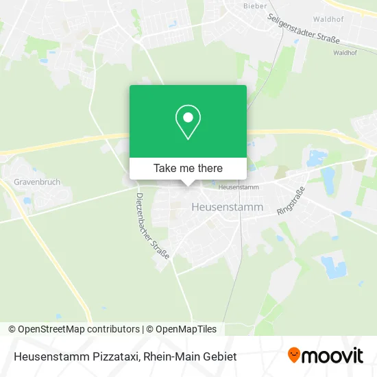 Карта Heusenstamm Pizzataxi