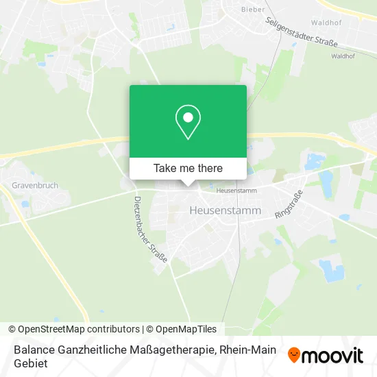 Карта Balance Ganzheitliche Maßagetherapie