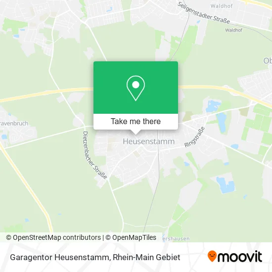 Карта Garagentor Heusenstamm