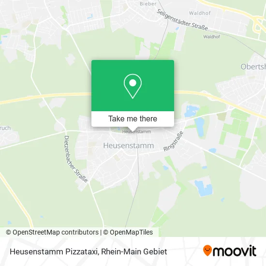 Карта Heusenstamm Pizzataxi
