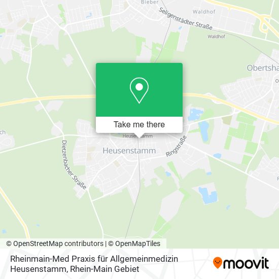 Rheinmain-Med Praxis für Allgemeinmedizin Heusenstamm map