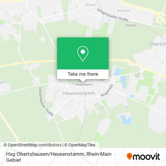 Hsg Obertshausen/Heusenstamm map