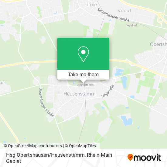 Карта Hsg Obertshausen/Heusenstamm