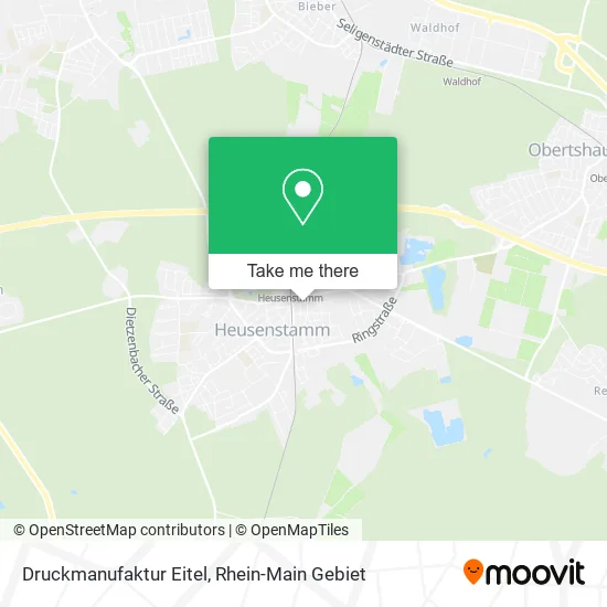 Druckmanufaktur Eitel map