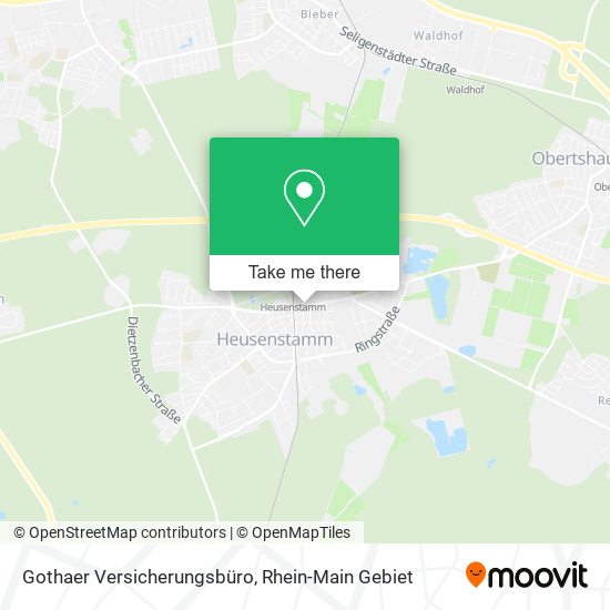 Gothaer Versicherungsbüro map