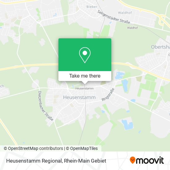 Карта Heusenstamm Regional