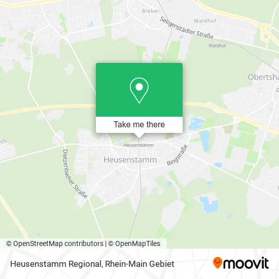 Карта Heusenstamm Regional