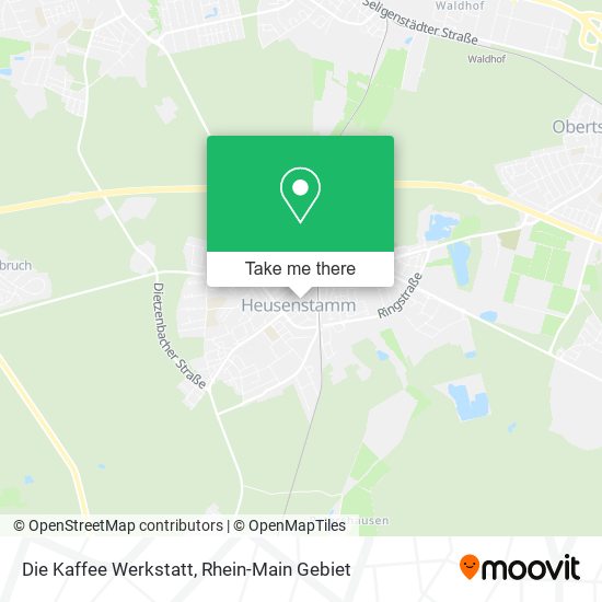 Die Kaffee Werkstatt map