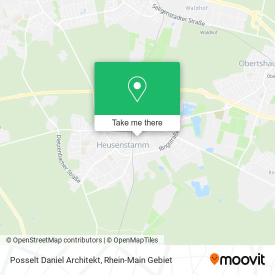 Posselt Daniel Architekt map
