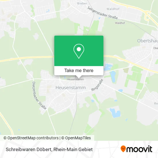 Карта Schreibwaren Döbert