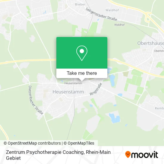 Карта Zentrum Psychotherapie Coaching