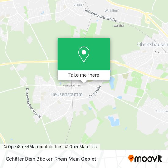 Schäfer Dein Bäcker map