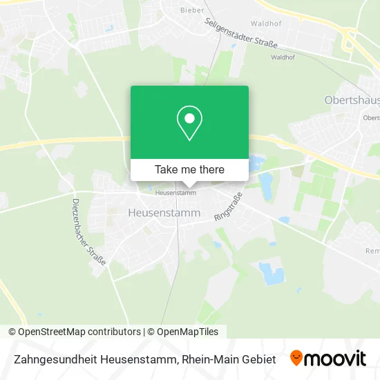 Карта Zahngesundheit Heusenstamm