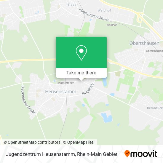 Карта Jugendzentrum Heusenstamm