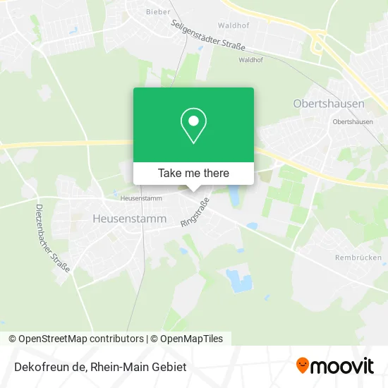 Карта Dekofreun de