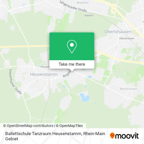 Карта Ballettschule Tanzraum Heusenstamm