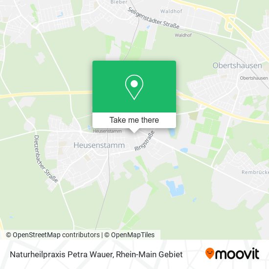 Naturheilpraxis Petra Wauer map