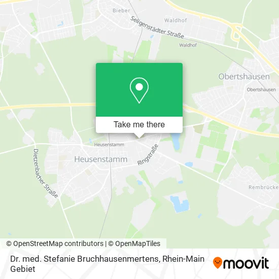 Карта Dr. med. Stefanie Bruchhausenmertens