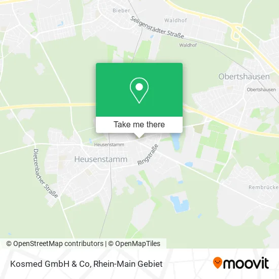 Карта Kosmed GmbH & Co