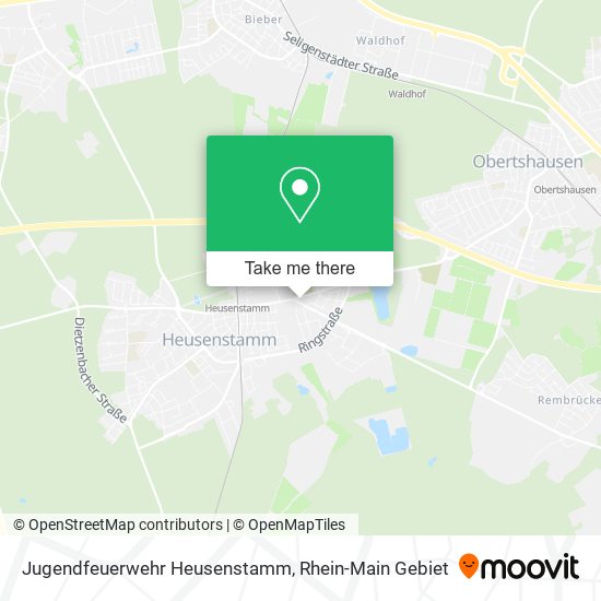 Карта Jugendfeuerwehr Heusenstamm