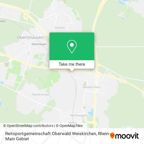 Reitsportgemeinschaft Oberwald Weiskirchen map