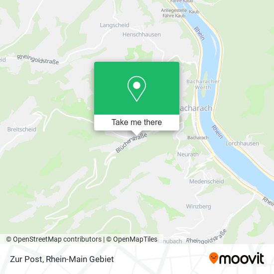 Zur Post map