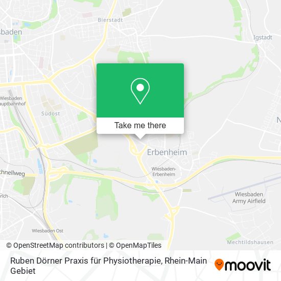 Ruben Dörner Praxis für Physiotherapie map