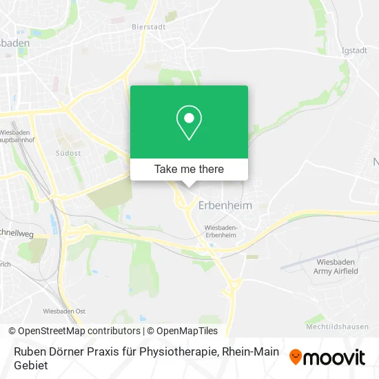 Карта Ruben Dörner Praxis für Physiotherapie