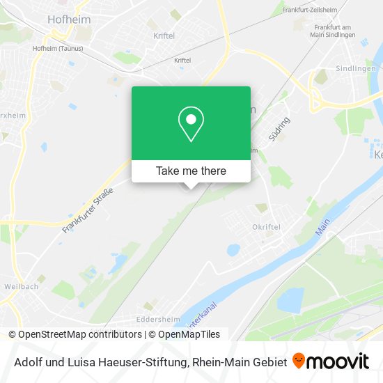 Adolf und Luisa Haeuser-Stiftung map