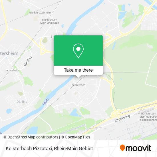 Карта Kelsterbach Pizzataxi